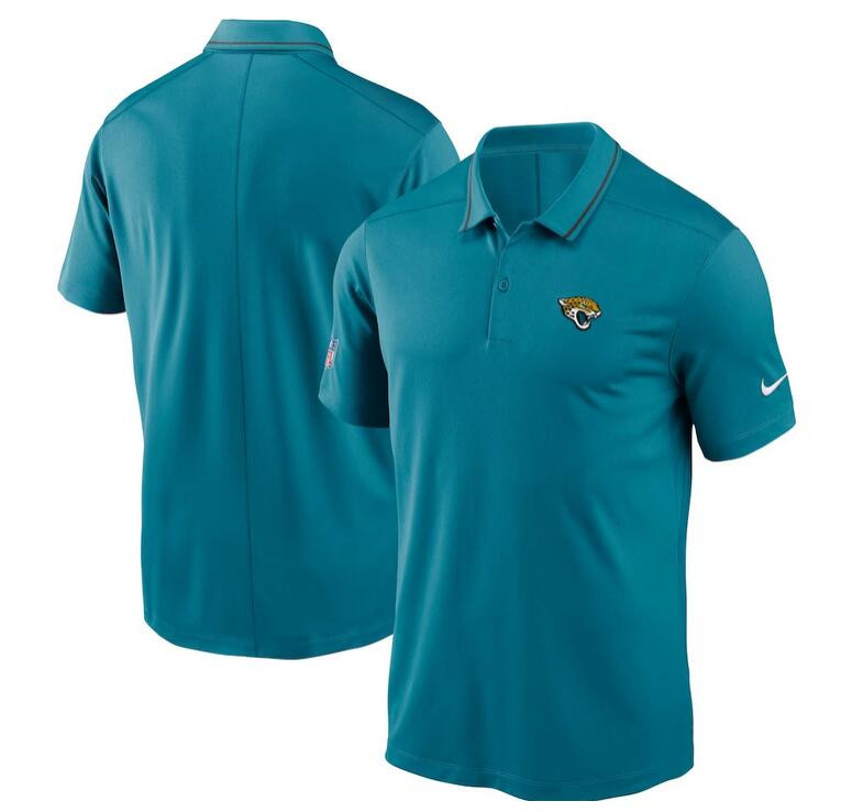 Men's Teal Jacksonville Jaguars Sideline Victory Performance Polo